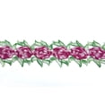 thumbnail image 5 of 3.5" Rose Yellow Pink Eggplant Red Purple Black Fuchsia Sew on Embroidered Trim, 5 of 5