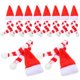 thumbnail image 5 of 20 piezas de adorables adornos navideños de punto, mini adornos navideños para muñecas., 5 of 5