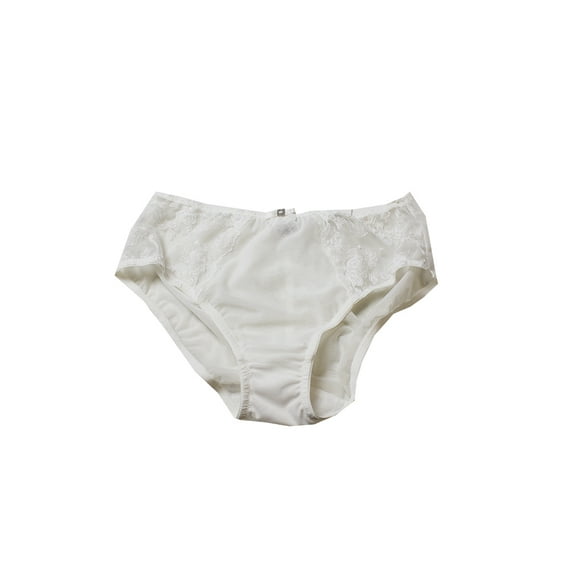 Whimsy By Lunaire Ivory Chelsea Embroidered Mesh Bikini S