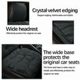 thumbnail image 3 of Car Seat Cushion, Luxury Short Plush Seat Cover for Front Car Seats, Universal Seat Protector, Winter Warmth, Suitable for Cars, Suvs, Pickup Trucks, Minivans,Gray, 3 of 8