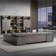 thumbnail image 3 of Storage Meeting Office Desk Writing Standing Keyboard Modern Luxury Modern Mainstays Office Desk Wooden Stolik Desk Decorations My Lux Decor Round, 3 of 14