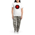 thumbnail image 4 of CafePress - HAL 9000 Eye Women's Light Pajamas - Women's Short Sleeve Print T-Shirt and Pants Light Cotton Pajama Set, 4 of 7