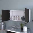 thumbnail image 2 of CoSoTower Rectangle 2-Door Wall Cabinet Carbon Espresso, 2 of 6