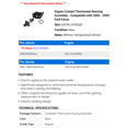 thumbnail image 2 of Engine Coolant Thermostat Housing Assembly - Compatible with 2000 - 2004 Ford Focus 2001 2002 2003, 2 of 2