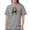 Gray, variant on - Mona Lisa Dog T Shirt - Womens Comfort ColorsĀ® Shirt