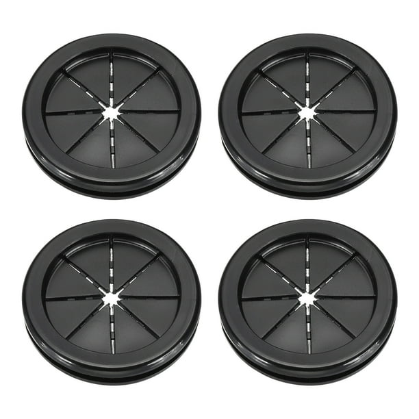Grommet de goma Uxcell, tapones de agujero de goma redondos, grommet de tapón para muros cortafuegos, protección de cable para cableado de caja eléctrica metálica 1-3/8"