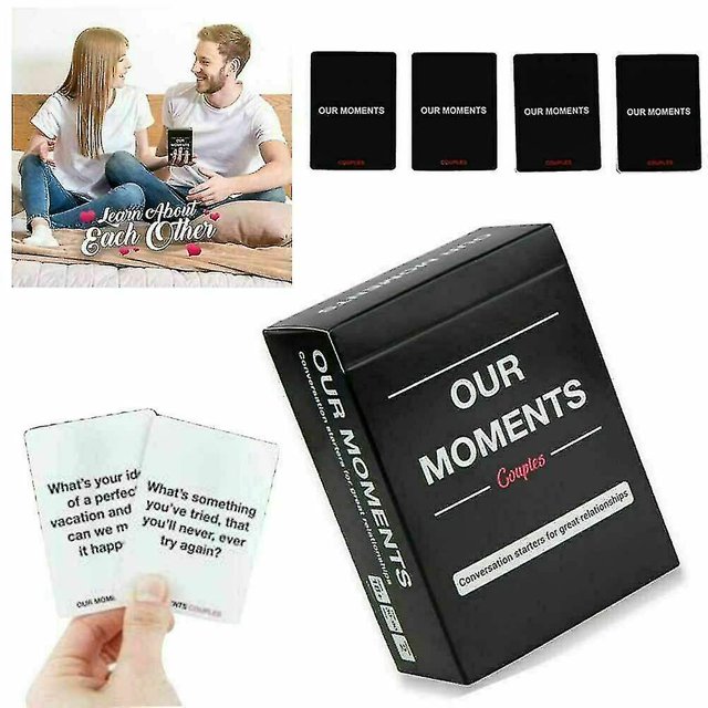 Nos Moments Jeu de Cartes de Conversation Amusant pour Couples