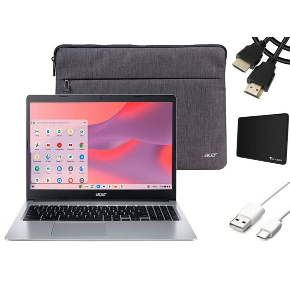 Acer Chromebook 315 15.6"Laptop, Intel Celeron N4020, 4 GB, 64GB eMMC, Silver