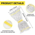 thumbnail image 5 of 3 Pack Heavy Duty Commercial Mop Head Replacement,Looped End String Cotton Mop Heads,Industrial Wet Mops Refill for Floor Cleaning, 5 of 15
