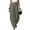Green, variant on Women Washed Crinkled Wide Leg Pants Lantern High Waisted Elastic Drawstring Casual Loose Summer Daily Breathable Lightweight Soft Spring Fall Travel Beach Vacation,Beige L