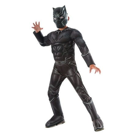 Rubies Marvel Captain America Civil War Black Panther Deluxe Boys Costume