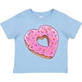 thumbnail image 3 of Inktastic Heart Shaped Donut with Pink Icing and Sprinkles Boys or Girls Toddler T-Shirt, 3 of 5