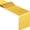 Golden, variant on Tibvox Bright Solid Color Smooth Satins Table Runner for Elegant Banquets Decoration