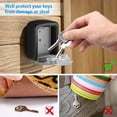 thumbnail image 4 of Key Lock Box, Key Lock Box Wall Mounted 4 Digit Combination Key Storage Box Key Safe Box Key Security Box for Home Outside Warehouse Office Silver, 4 of 9