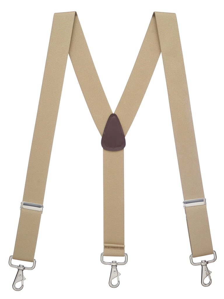 SuspenderStore Suspender Store 1.5 Inch Trigger Snap Suspenders Blue