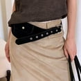 thumbnail image 7 of Slccxzc Retro Suede Waist Bag Anti-Theft Belt Bag with Adjustable Strap Lightweight Bum Bag for Travel Daily Commute Sports Hiking, 7 of 7