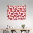 thumbnail image 2 of kawaii strawberry fruits Tapestry for Bedroom - Tapestry Wall Hanging Wall Tapestry for Dorm Wall Decor Home Decoration , Aesthetic Funny Tapestry 29 x 37in, 2 of 5