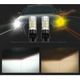 thumbnail image 2 of 3157 Led Drl White/amber Switchback Turn Signal Parking Light Bulbs-YuJia, 2 of 5