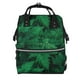 thumbnail image 1 of Disketp Green Leave Fern Mochila de Pañales de Gran Capacidad con Múltiples Bolsillos, Mochila de Viaje Multifuncional para Bebé, Unisex, Moderna y Resistente, 1 of 6