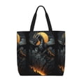 thumbnail image 1 of Fotbe Full Moon Black Dragon Bolsa Tote con Estampado para Mujer, Bolsos con Cremallera, Bolsa de Hombro Casual de Gran Capacidad con Bolsillos Internos, 1 of 7