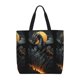 thumbnail image 1 of Easygdp Full Moon Black Dragon Bolsa Tote para Mujer, Bolso de Hombro para Trabajo, Playa, Viajes, Compras y Supermercado, 1 of 7