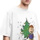 thumbnail image 4 of Camiseta estampada con dibujos de Snoopy y villancicos de Peanuts para hombre y mujer, camiseta de algodón a la moda con estampado de Charlie Brown, 4 of 5