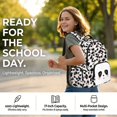 thumbnail image 5 of KUIFORTI Cute Panda School Bag and Lunch Bag Set of 4 with Pencil Case Water Bottle Sleeve for Kids Elementary Primary Middle School Students, 5 of 7
