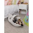 thumbnail image 4 of KOUBOO 1060104 Rattan Whale Storage Basket, White, 4 of 4