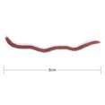 thumbnail image 3 of Estbridge 50 Pcs Leurre Souple Ver Rouge Crevette Ver de Terre Appât de Pêche Achigan (8cm Brun Rouge) Outils de Pêche, 3 of 7