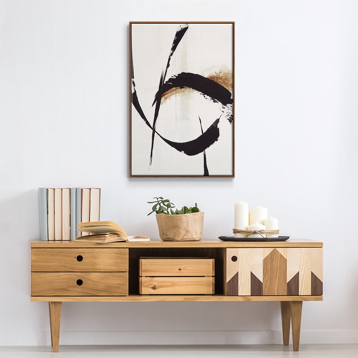 High Style I Framed Premium Gallery Wrapped Canvas - Ready to Hang