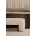 thumbnail image 5 of Moe's Home Collection Verity Bench Fabric Beige, 5 of 6