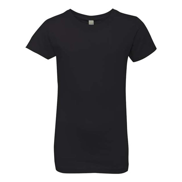 Camiseta de princesa Next Level para niña negra XL