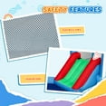 thumbnail image 5 of Qaba Inflatable Bounce House, 4 in 1 Bouncy Castle with Slide, Basketball Hoop, Ball Pit, 370W Blower, Storage Bag, 163" x 81" x 75", 5 of 9
