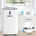 thumbnail image 6 of Renogy 10000 BTU Smart WiFi Enabled Portable Air Conditioner, Cooling, Dehumidifier, Fan & Sleep Modes 4-in-1 Portable AC w/ Remote Control & Window Kit, Cools Up To 450 sq. ft, 1-24H Timers, 6 of 8