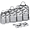Multicolor 3, variant on Jiaoprinted Cute Axolotl 6 Set Compression Packing Cubes for Travel Essentials, Hearts Lightweight Carry on Expandable Luggage Organizer Bags for Women Men