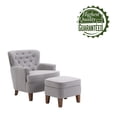 thumbnail image 5 of Porthos Home Indra Accent Chair & Ottoman Set, Fabric, Wooden Legs, 5 of 5