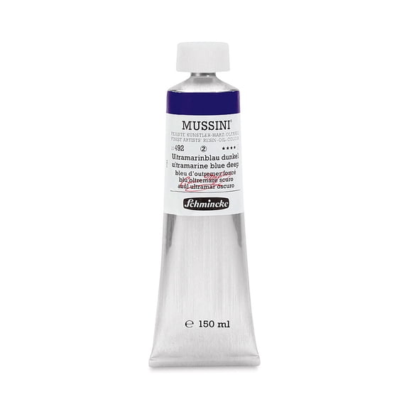 Schmincke Mussini Oil Color - Ultramarine Blue Deep, 150 ml tube
