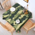 thumbnail image 4 of Camouflage Square Tablecloth 52x52in(132x132cm) – Waterproof Polyester Printed Table Cover, Wrinkle Resistant & Washable for Kitchen Dining Picnic Party Decor, 4 of 6
