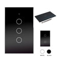 thumbnail image 1 of Interruptor Inteligente Happy Life WIFI 3 vias Negro, 1 of 10