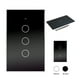 thumbnail image 1 of Interruptor Inteligente Happy Life WIFI 3 vias Negro, 1 of 10
