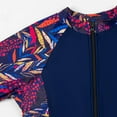 thumbnail image 5 of Enjoytime Womens Bathing Suits Patchwork Printed Long Sleeve Zipper One Piece Swimsuit Tummy Control Modest Swimwear for Surfing, 5 of 5