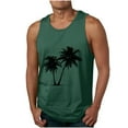 thumbnail image 1 of Camisetas de Tanque de los Hombres Tanque de los Hombres Incolor Gradiente de Impresión Cuello Redondo Correa Delgada Fuga Atrás Regular Casual Deportes Blusas de Tanque, 1 of 5