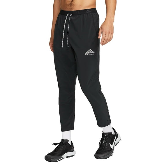 Nike Trail Dawn Range Men's Dri-FIT Running Pants (Black/Black/White, DX0855-010) Size Medium