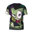 thumbnail image 6 of Cartoon Invader Zim T-Shirt for Men Novelty 3D Pritneted Casual Short Sleeve Tees Shirt Summer Street T Shirt Top, 6 of 7