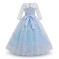 thumbnail image 3 of IDOPIP Flower Girls Vintage Lace Dress Floral embroidered Tulle Tutu Dress Wedding Party Gown, 3 of 7