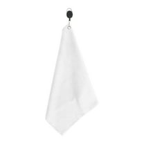 Unique Bargains 1 Pc Simple Golf Towel 15.75"x15.75" White