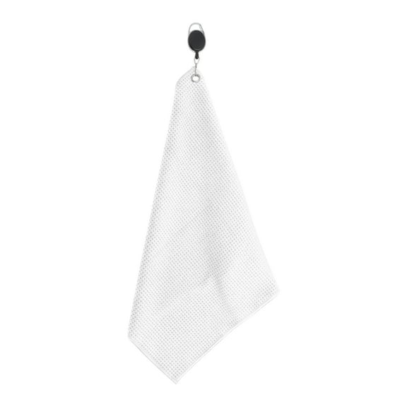 Unique Bargains 1 Pc Simple Golf Towel 15.75"x15.75" White