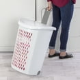 thumbnail image 3 of Sterilite 70L Ultra™ Wheeler Hamper-White, 3 of 8