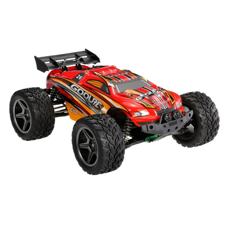 GoolRC C12 2.4GHz 2WD 1/12 21.75mph Brushed Electric Monster Truck Racing  Truggy Off-Road Buggy RC Car RTR