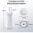 thumbnail image 3 of 4 Pack Water Filter For Sage Coffee Machine - Water Filters For Sage Barista Express Pro Touch, 3 of 5
